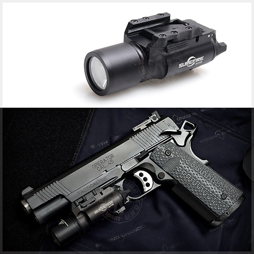 [레플리카] X300 Tactical Flash LED 라이트 (BK) - 225루멘