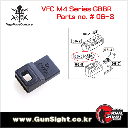 VFC GAS Route for M4 Series 2018 GBBR 가스루트