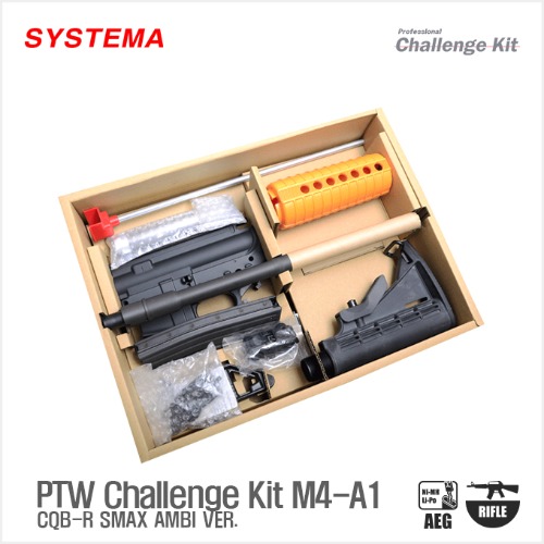 Systema PTW Challenge Kit M4-A1_ CQB-R SMAX  Ambi Ver. [M165] 전동건