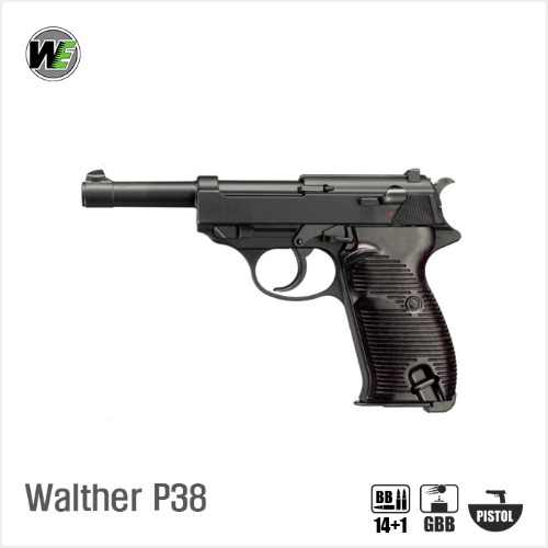 WE Walther P38 BK 하드 건케이스