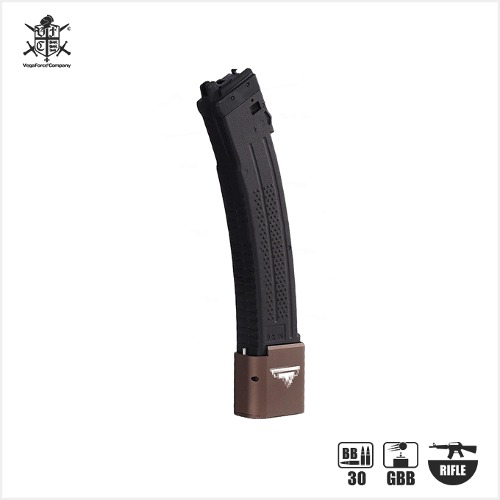VFC APFG TT-Style Extended Base Pad Gas Magazine (BROWN) for MPX-K GBB 탄창(30발)