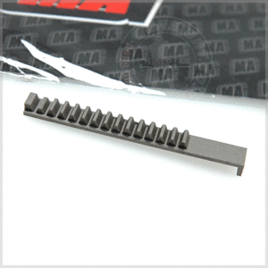 MAG Chrome Steel Piston Rack Gear for Systema PTW Series