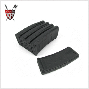 KING ARMS 360 Rds Magpul PTS PMag for M4 Series (5pcs) - BK