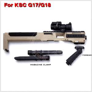 [레플리카]HR type Carbine Conversion Kit for KSC G17/G18 (FED)
