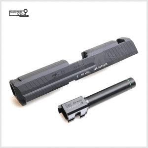 SD CNC Slide &amp; Barrel Set For Marui HK45 (Black)