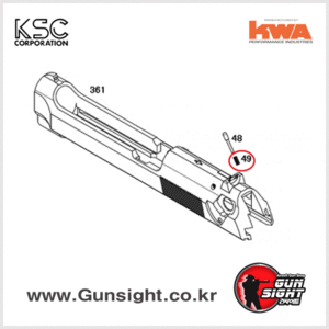 KSC(KWA) M9/ M9A1 (Part no. 49)