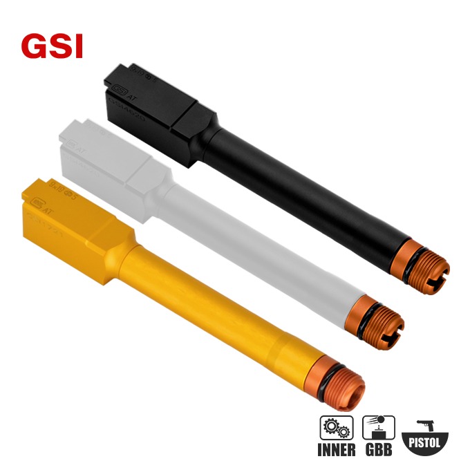 GSI Non Tilting Outer Barrel For WE G17 GEN5 [색상선택- GOLD/ SILVER/ BLACK]