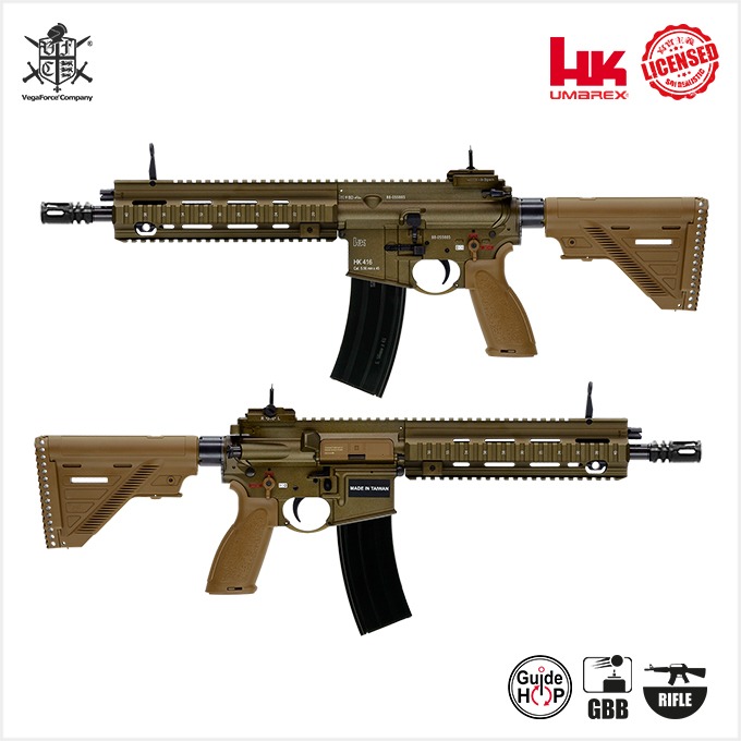 [즉시출고][2022 NEW] VFC/ Umarex HK416 A5 GBB (FDE) 가스 블로우백 소총
