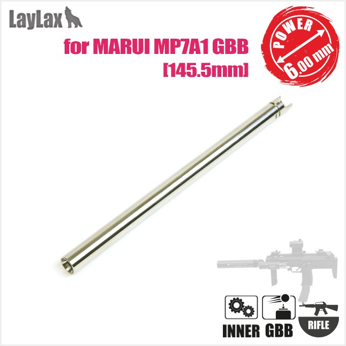 LAYLAX MP7A1 GBB Inner Barrel 145.5mm(Inner φ6.00mm) for MARUI 이너바렐