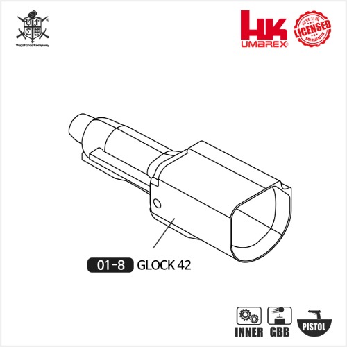 VFC UMAREX GLOCK42 Loading Nozzle