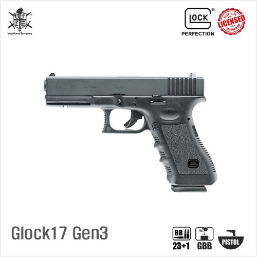 VFC Umarex Glock17 Gen3 GBB BK 핸드건