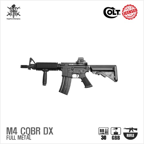 VFC Colt M4 CQBR DX BK 블로우백 가스건 [풀메탈 2017버젼]