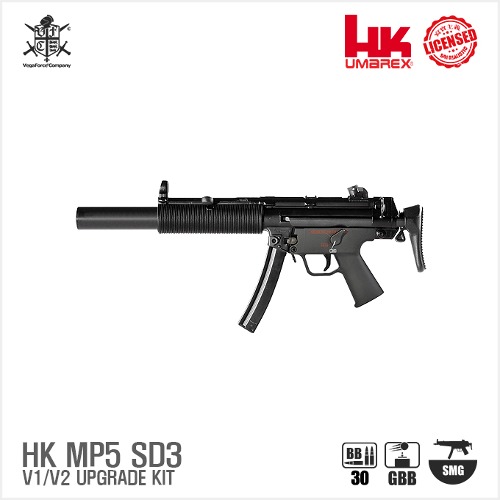 VFC Umarex HK MP5 SD3 BK 블로우백 가스건 [MP5 UPGRADE KIT 구매시 한정특가]