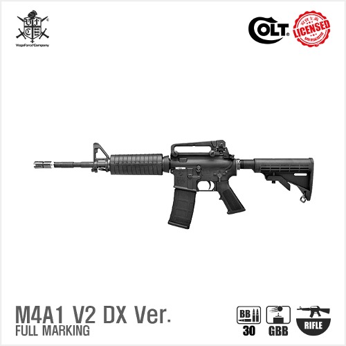 VFC M4A1 V2 DX Ver. (Colt Licensed ) BK 블로우백 가스건[2018]