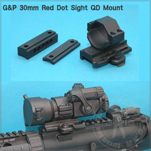 G&amp;P 30mm Red Dot Sight QD 마운트