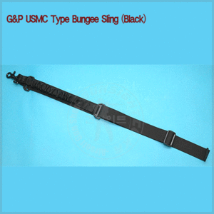 G&amp;P USMC Type 번지 슬링 (Black) 