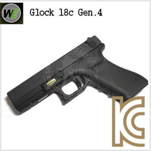 WE Glock18c Gen.4 BK 핸드건