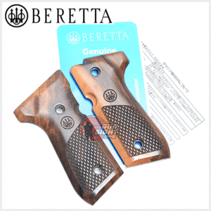 BERETTA Original Wood Walnut Pistol Grips w/Laser NEW&amp;SWEET