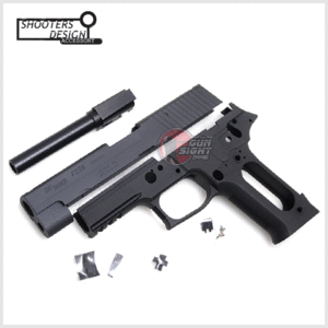 SD Metal Slide &amp; Frame For Marui P226 ( Black ) 