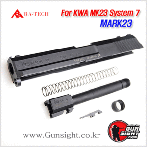 RA KSC CNC Steel MK23 Metal Slide &amp; Outer Barrel (MARK23)