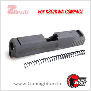 Z-parts KSC/KWA COMPACT Steel Slide (Black)